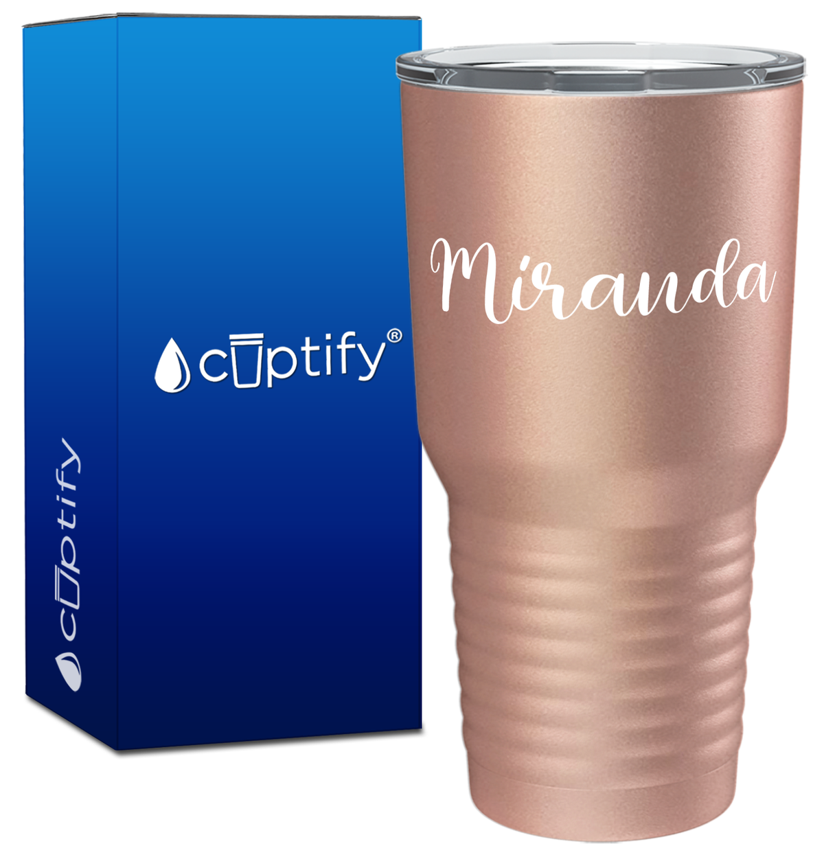 Personalized Miranda Style on 30oz Tumbler
