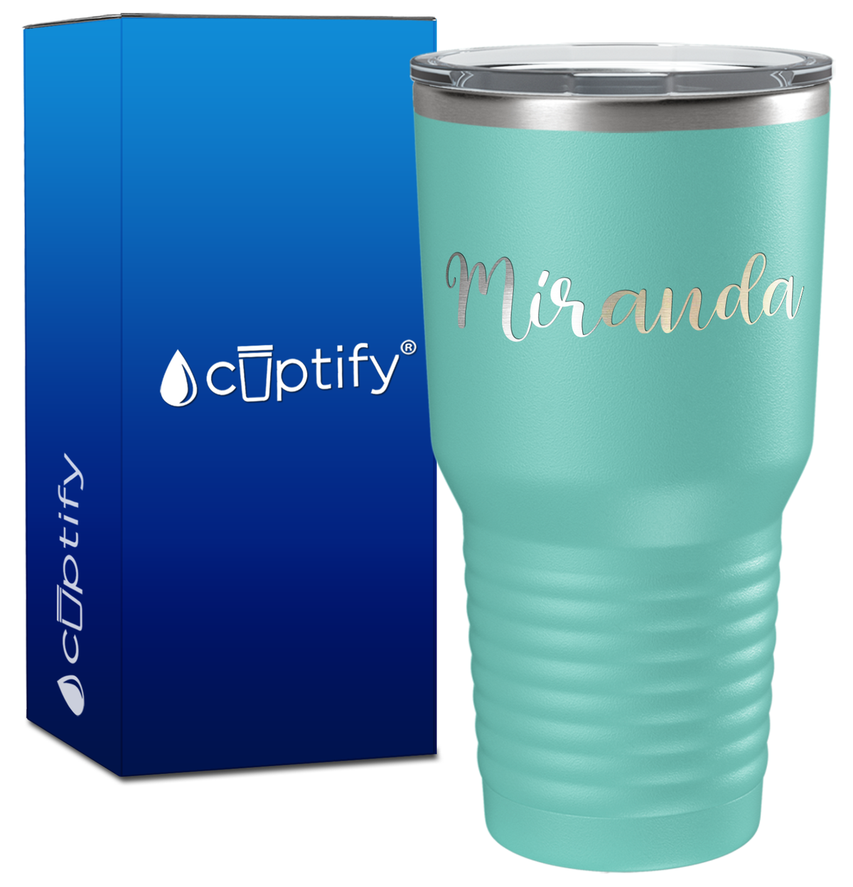 Personalized Miranda Style on 30oz Tumbler