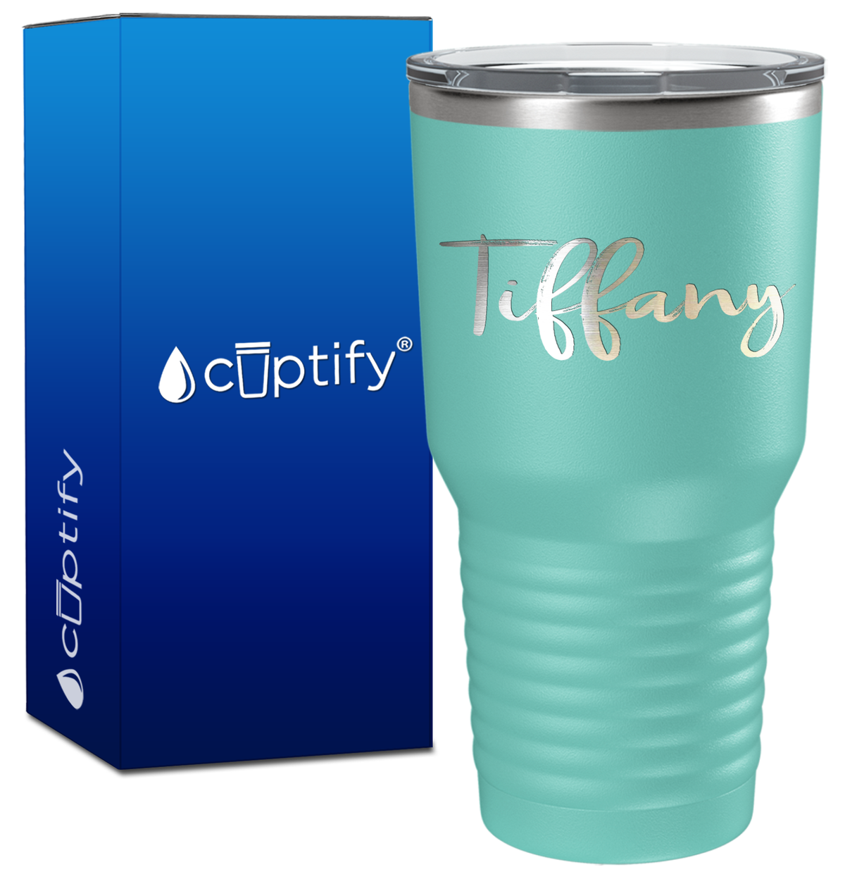 Personalized Tiffany Style on 30oz Tumbler