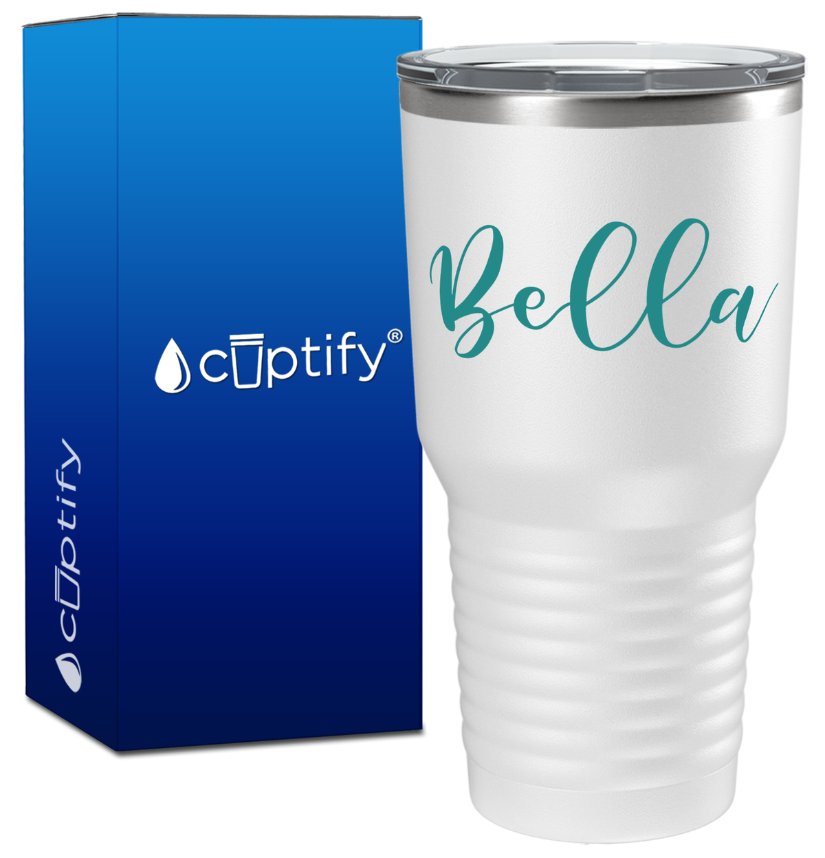 Personalized Bella Style on 30oz Tumbler