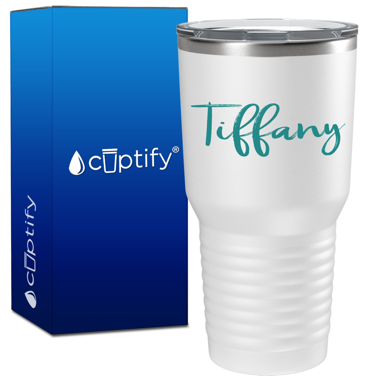 Personalized Tiffany Style on 30oz Tumbler