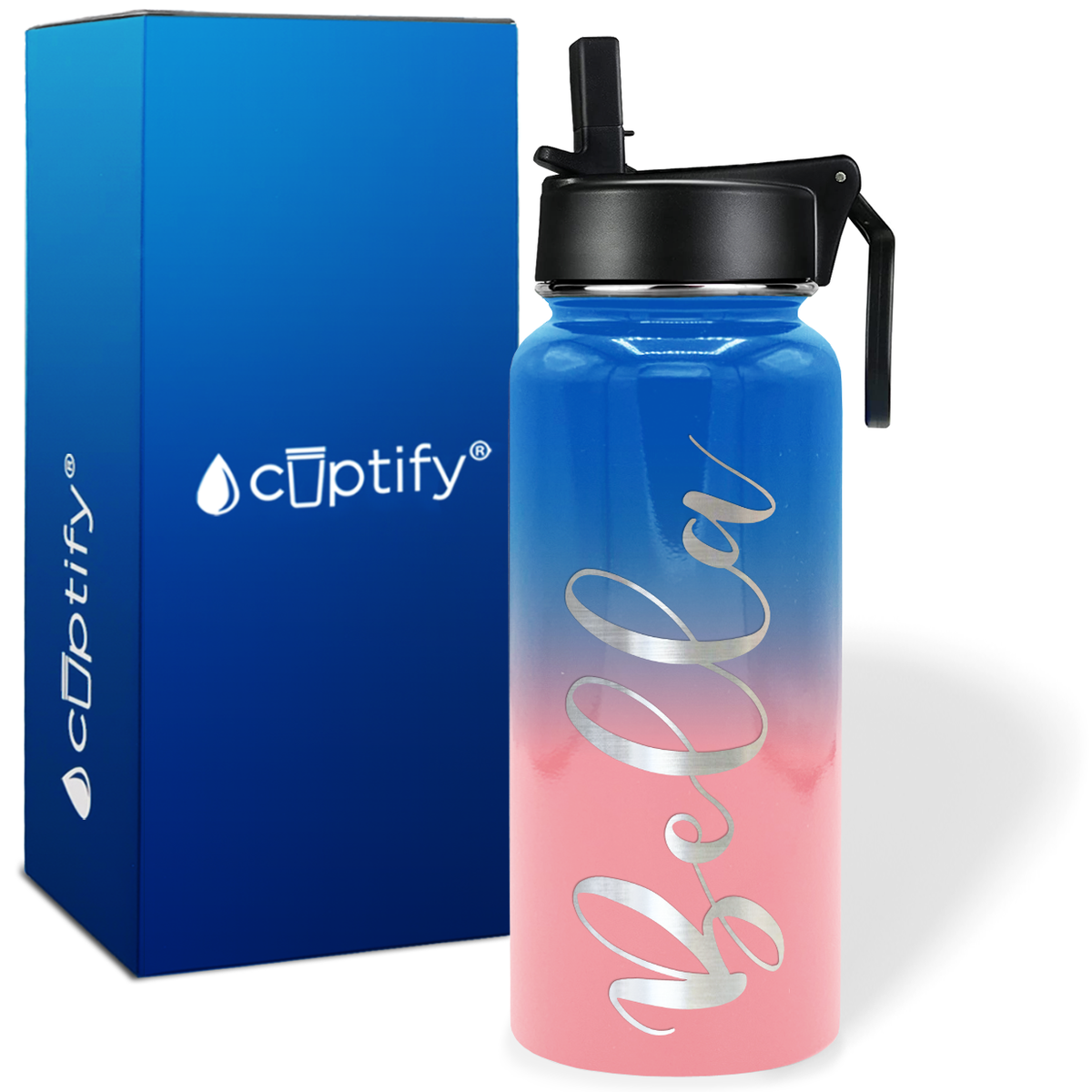 Personalized Bella Style on 32oz Wide Mouth