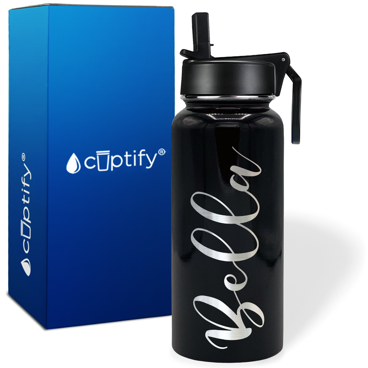 Personalized Bella Style on 32oz Wide Mouth