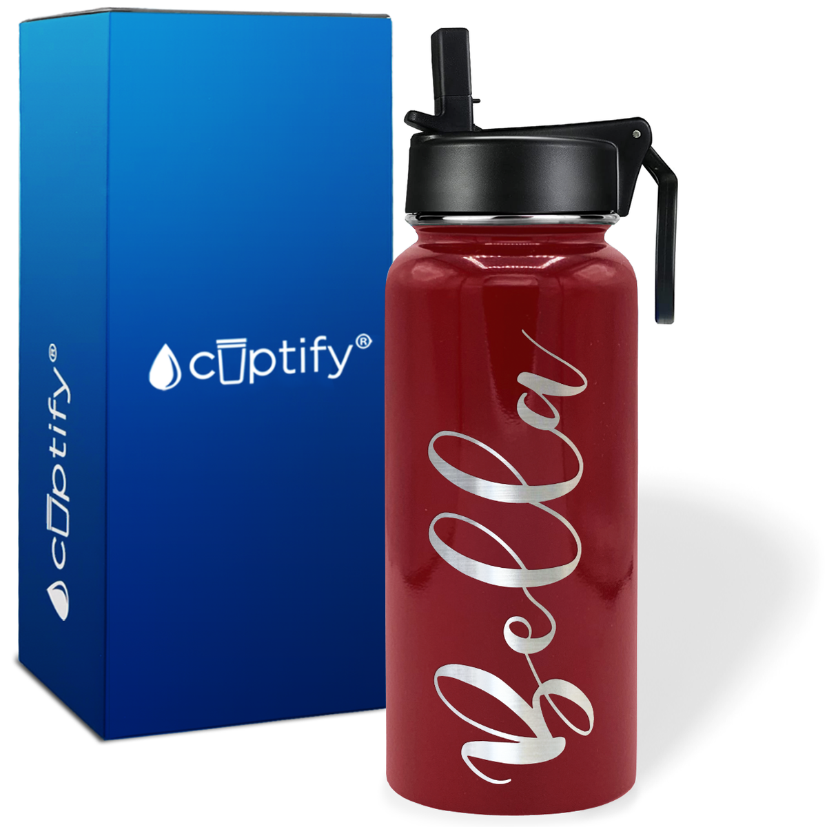 Personalized Bella Style on 32oz Wide Mouth