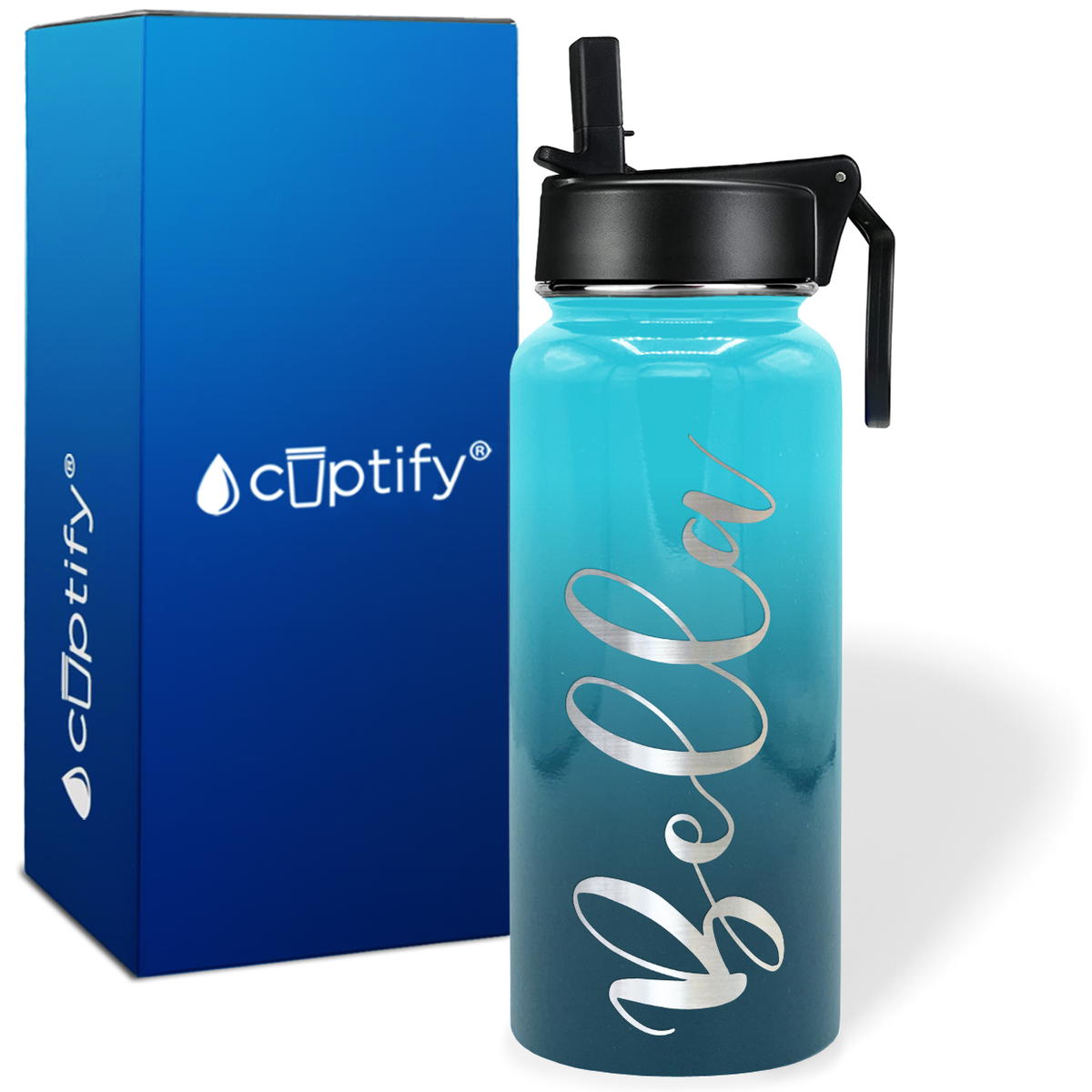 Personalized Bella Style on 32oz Wide Mouth