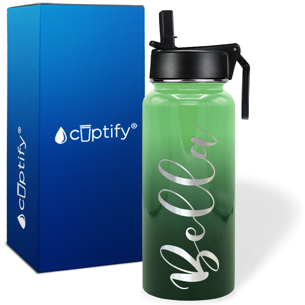 Personalized Bella Style on 32oz Wide Mouth