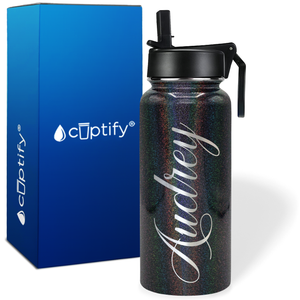 Personalized Audrey Style on 32oz Wide Mouth