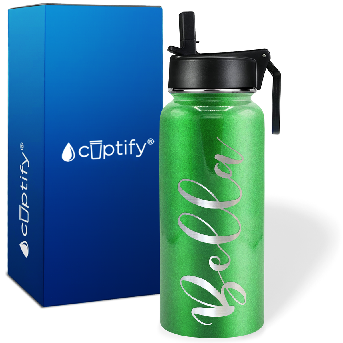 Personalized Bella Style on 32oz Wide Mouth