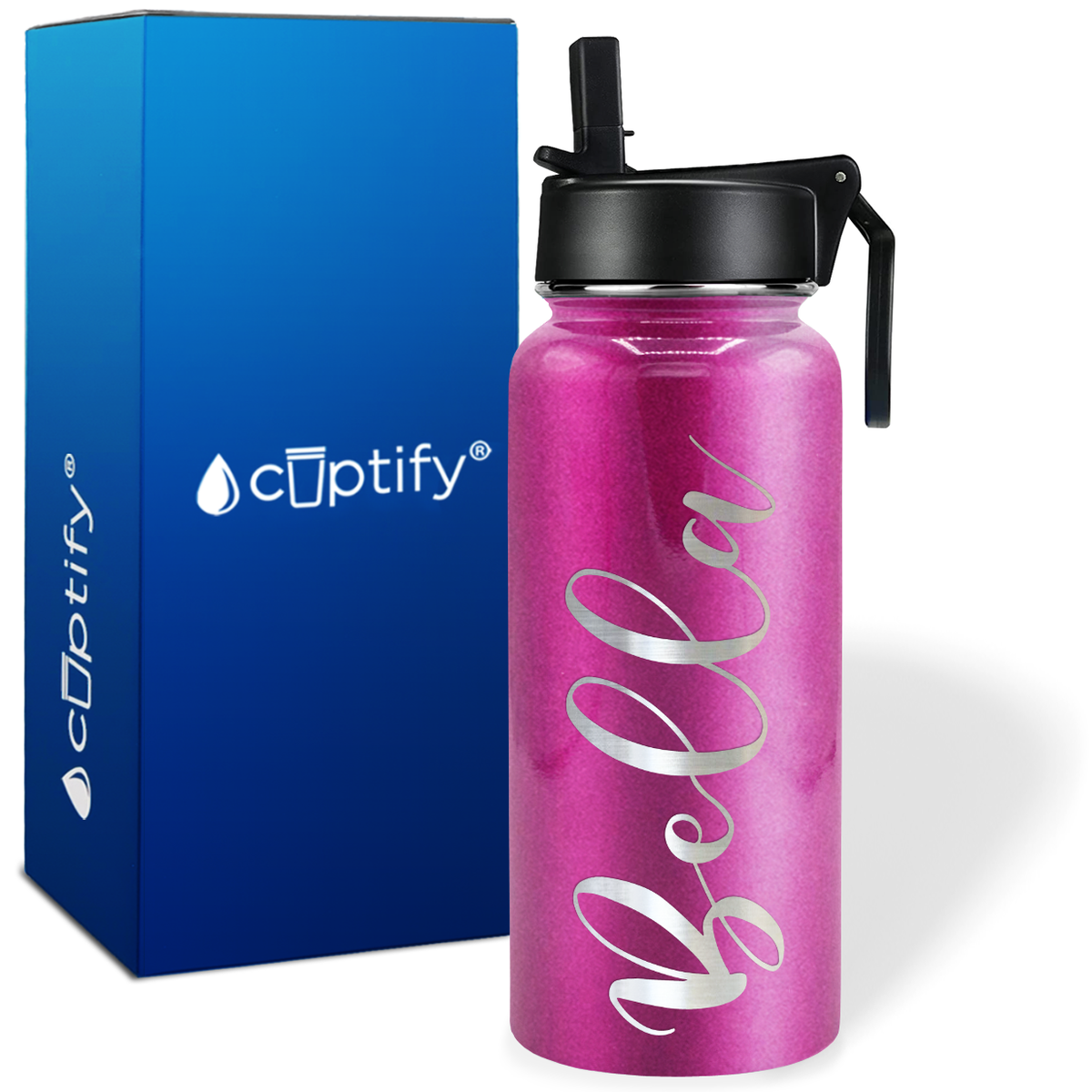 Personalized Bella Style on 32oz Wide Mouth