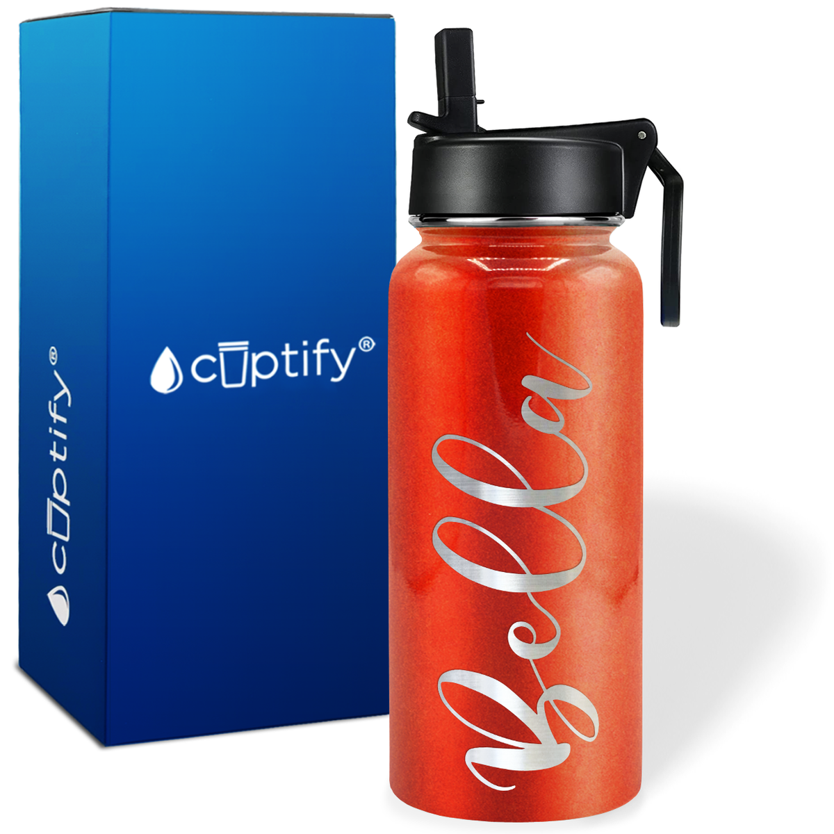 Personalized Bella Style on 32oz Wide Mouth