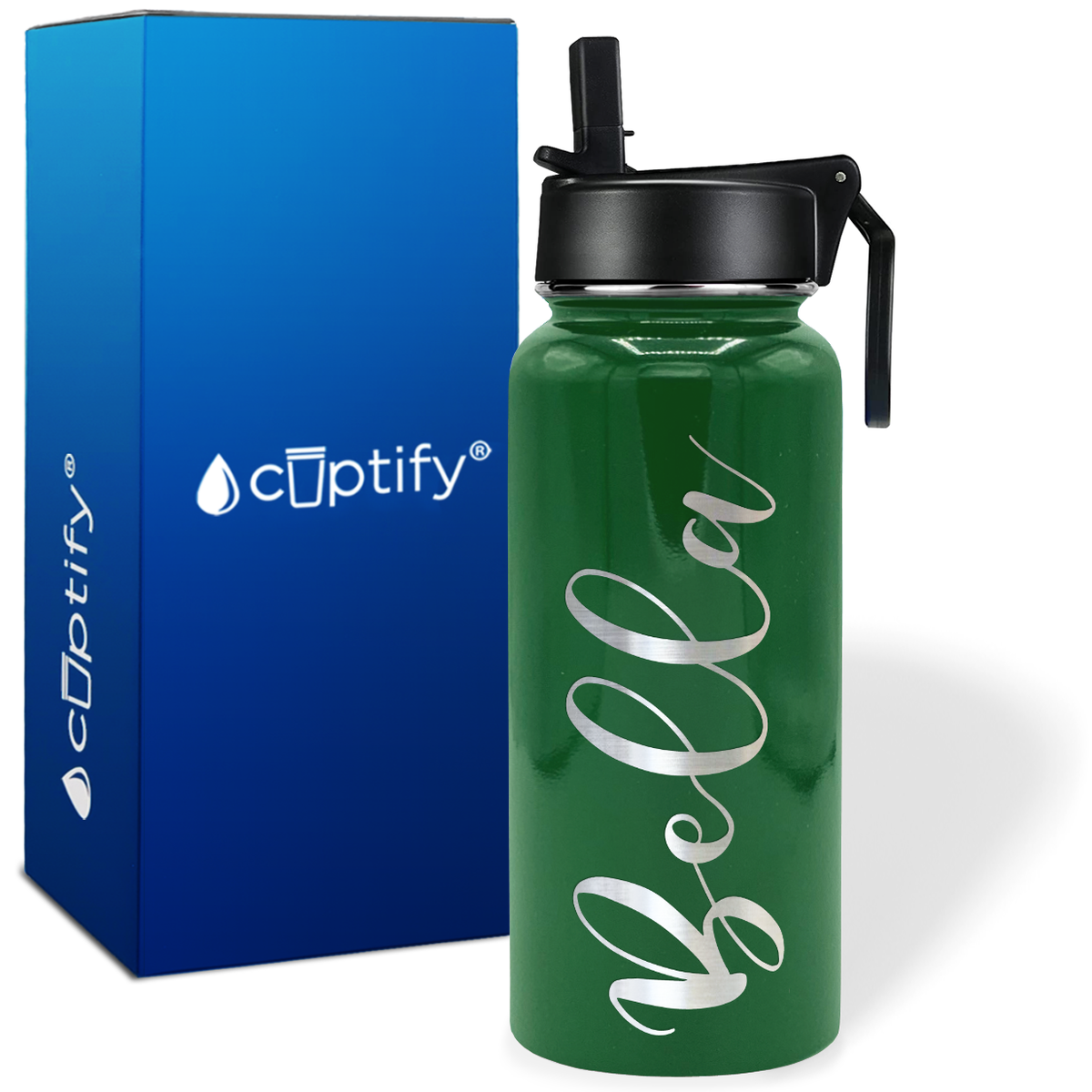 Personalized Bella Style on 32oz Wide Mouth