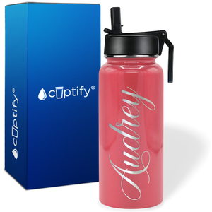 Personalized Audrey Style on 32oz Wide Mouth