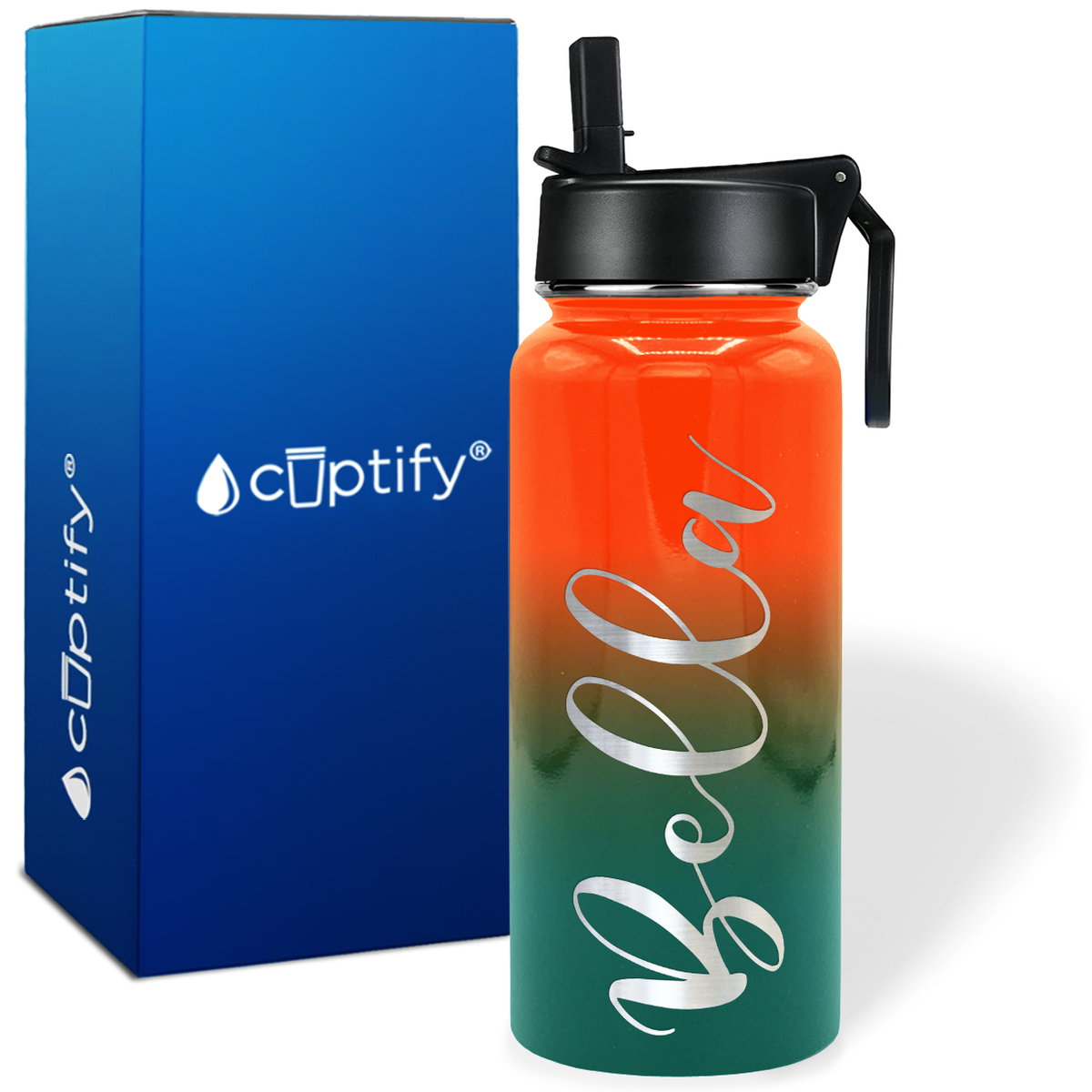 Personalized Bella Style on 32oz Wide Mouth