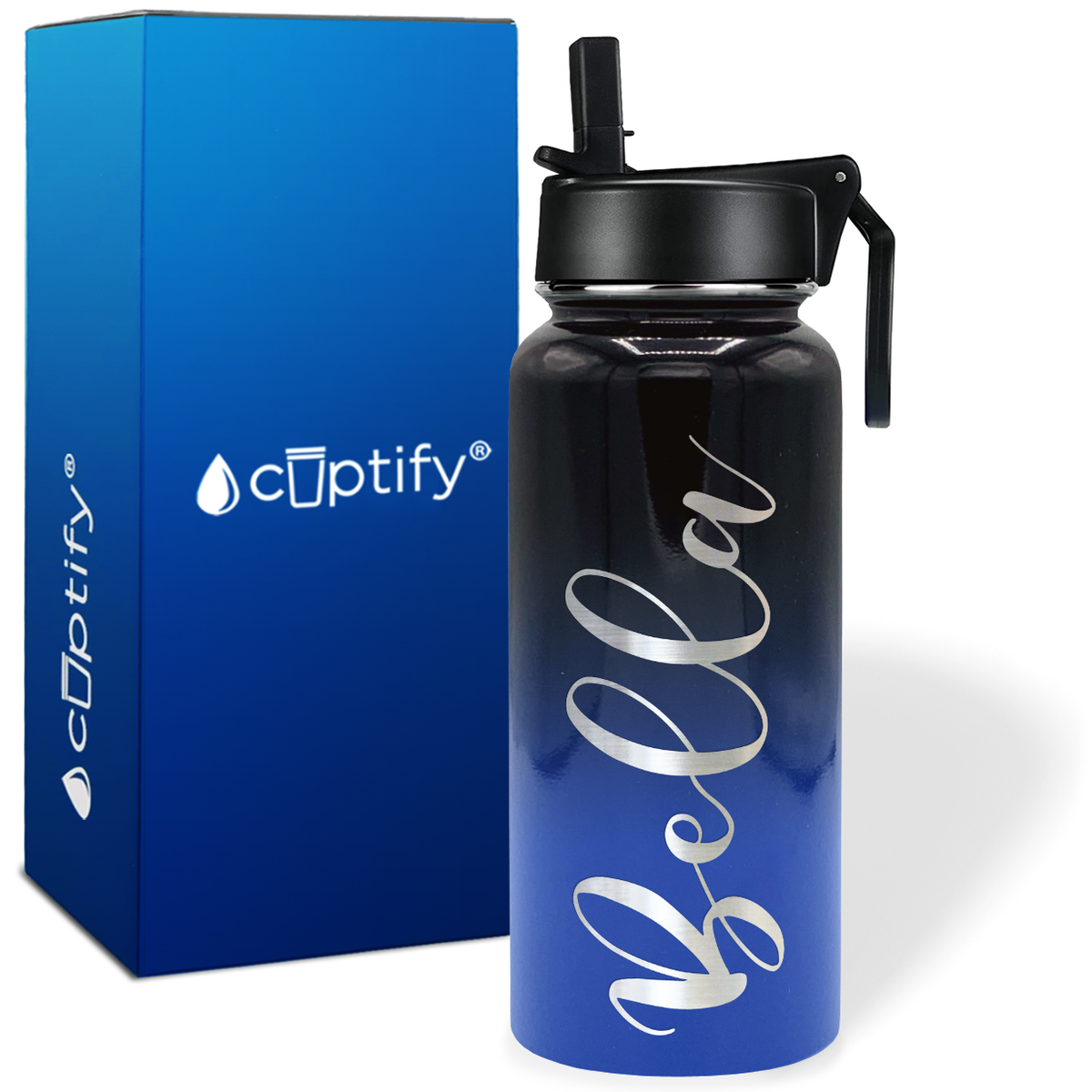 Personalized Bella Style on 32oz Wide Mouth