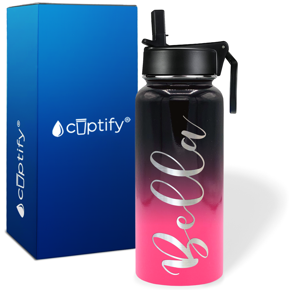 Personalized Bella Style on 32oz Wide Mouth