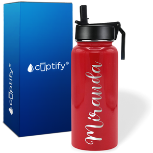 Personalized Miranda Style on 32oz Wide Mouth