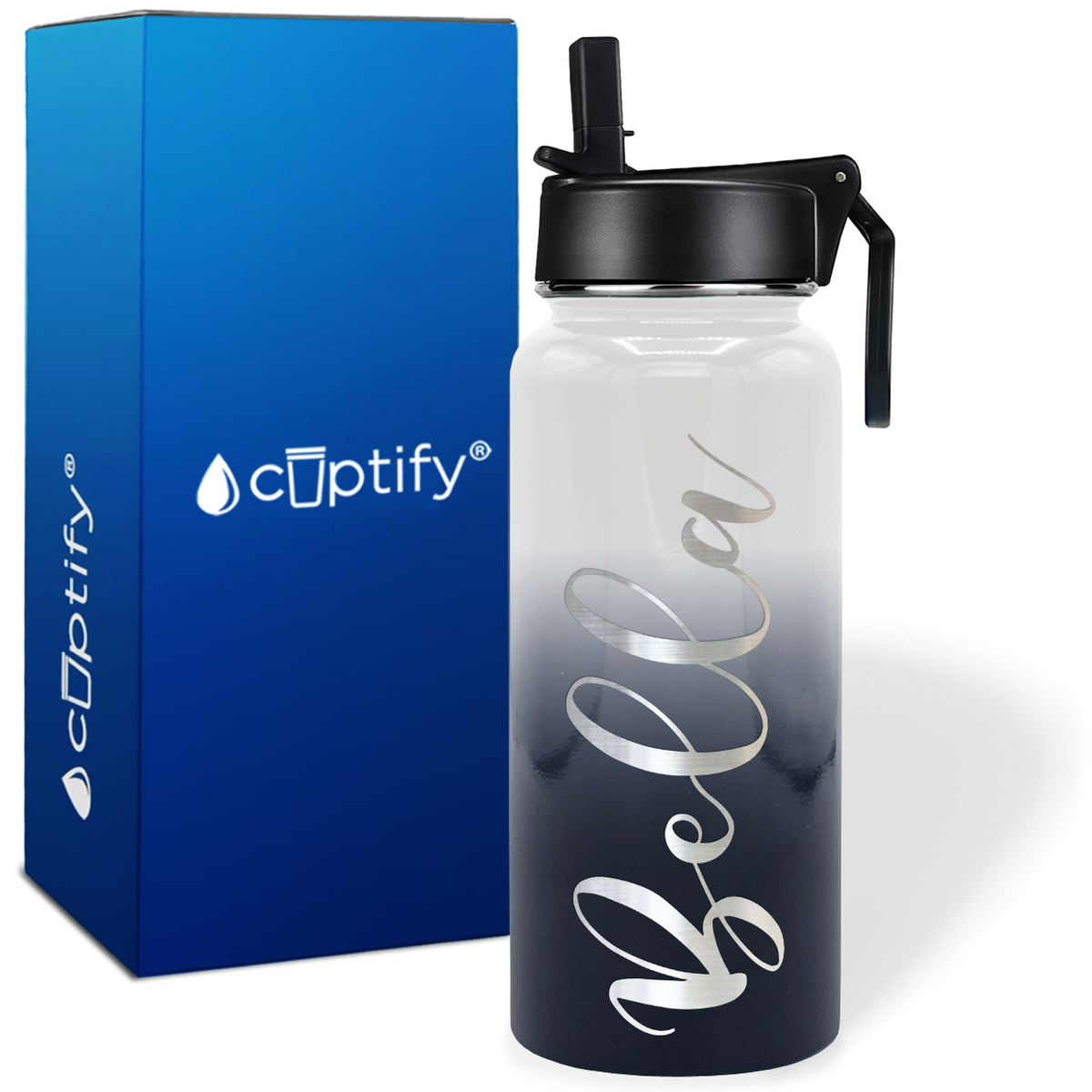 Personalized Bella Style on 32oz Wide Mouth