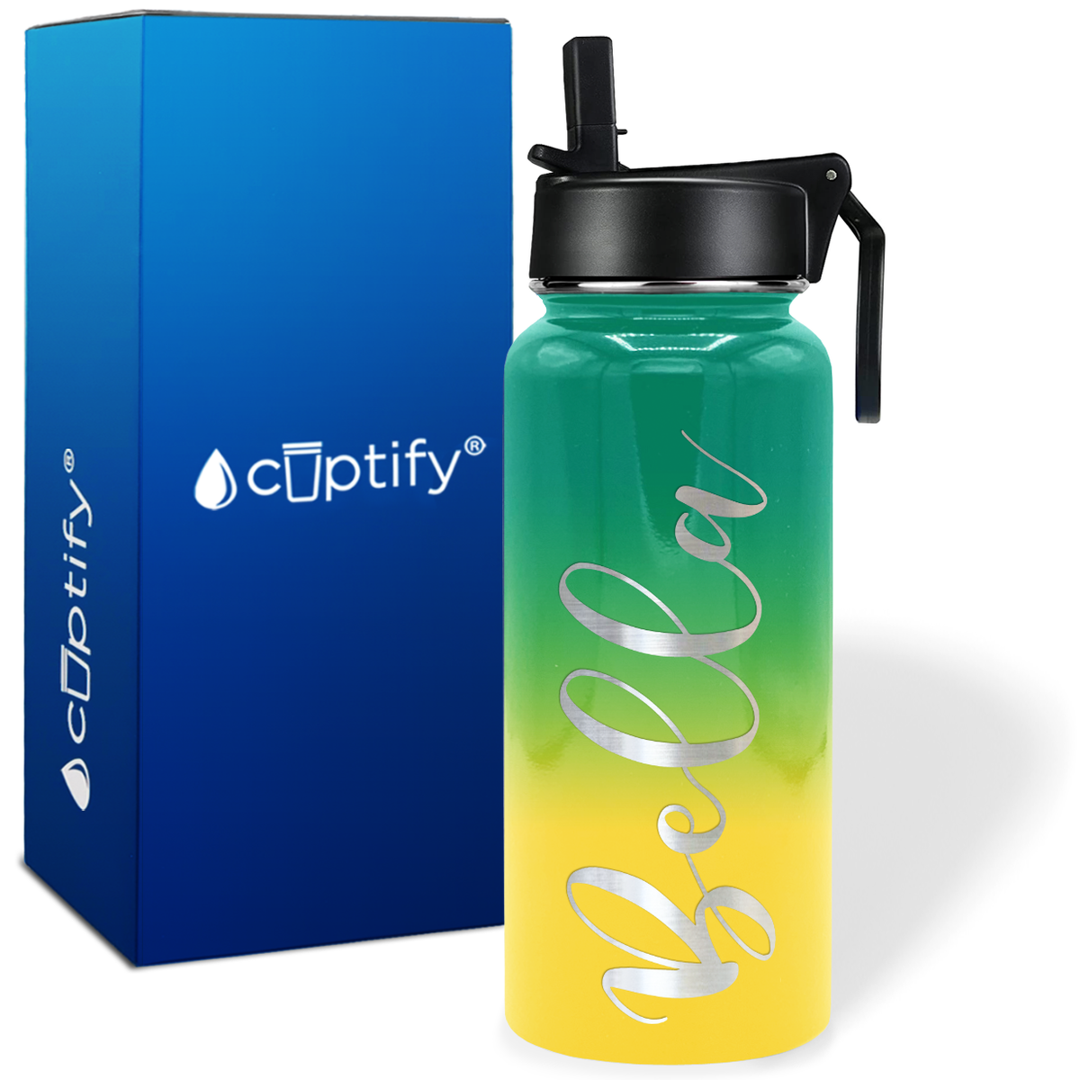 Personalized Bella Style on 32oz Wide Mouth