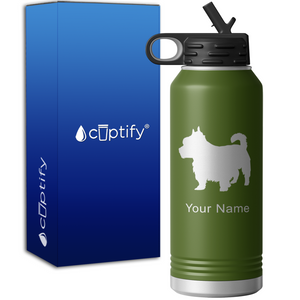 Yorkshire Terrier Personalized 32oz Sport Water Bottle