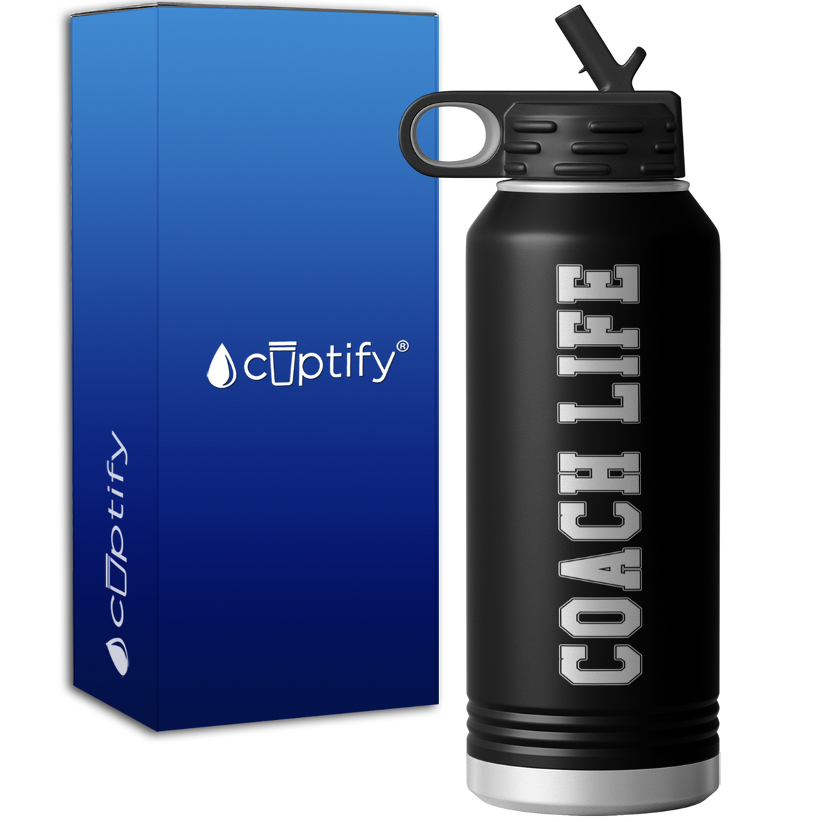 Coach Life 32oz Sport Water Bottle