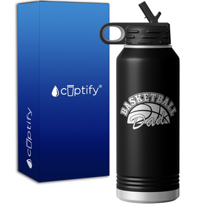 Basketball Dad 32oz Sport Water Bottle