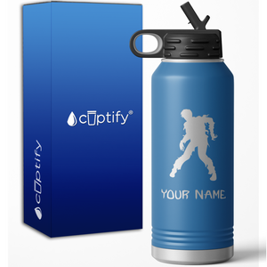 Walking Dead Zombie Personalized 32oz Sport Water Bottle
