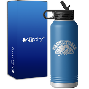Basketball Dad 32oz Sport Water Bottle