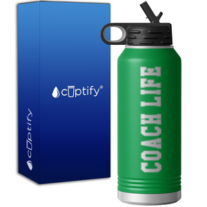 Coach Life 32oz Sport Water Bottle