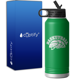 Basketball Dad 32oz Sport Water Bottle
