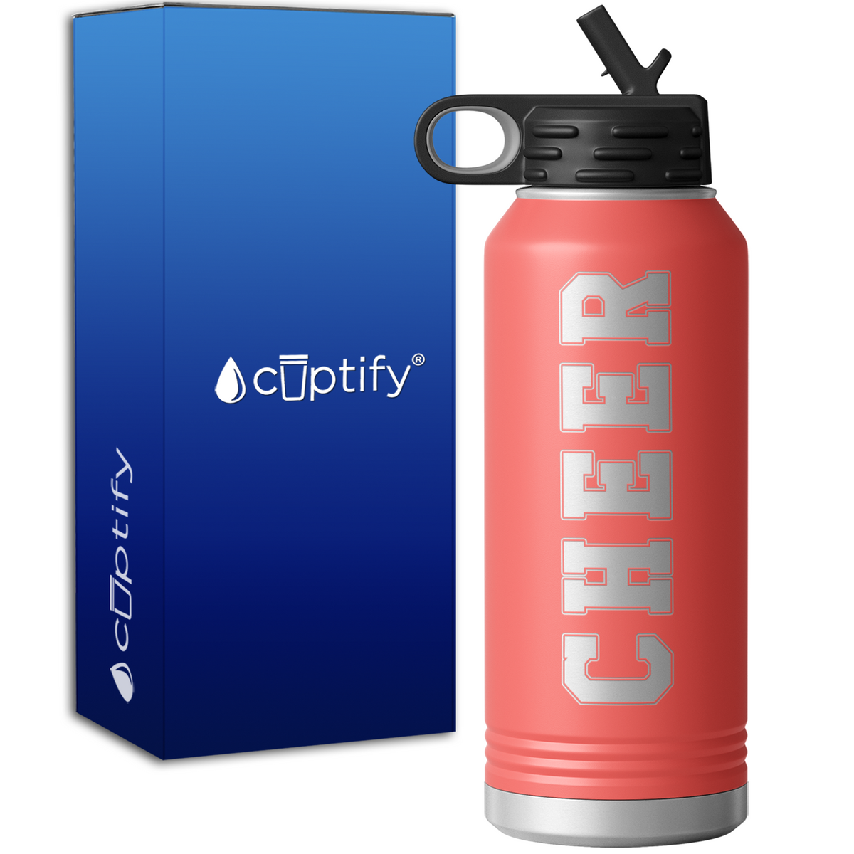Cheer 32oz Sport Water Bottle