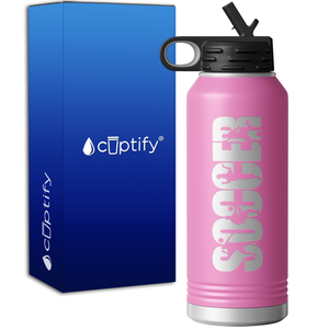 Soccer Players 32oz Sport Water Bottle