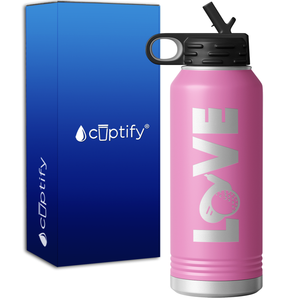 Golf Love 32oz Sport Water Bottle