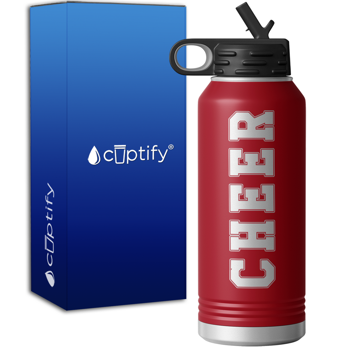 Cheer 32oz Sport Water Bottle