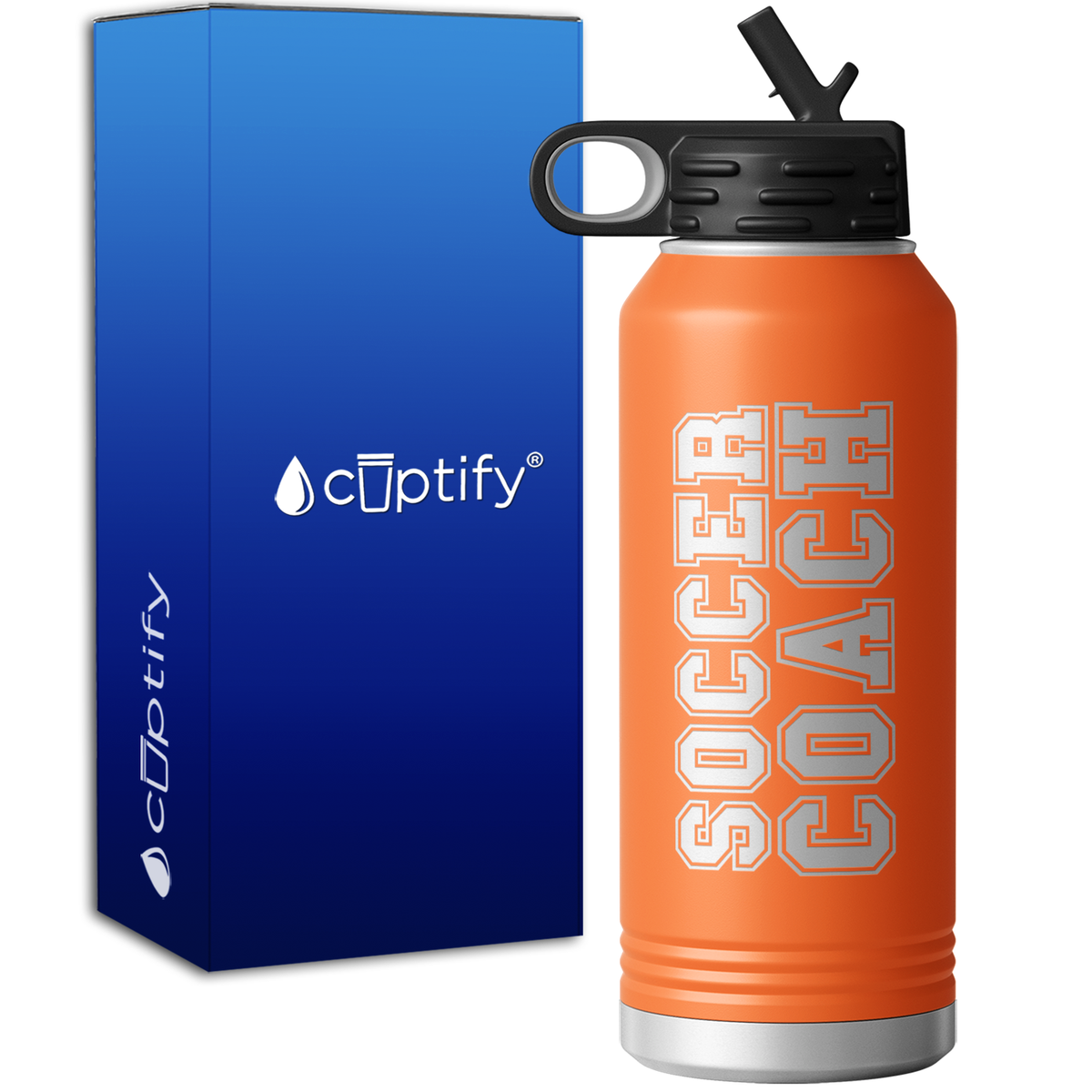 Soccer Coach 32oz Sport Water Bottle