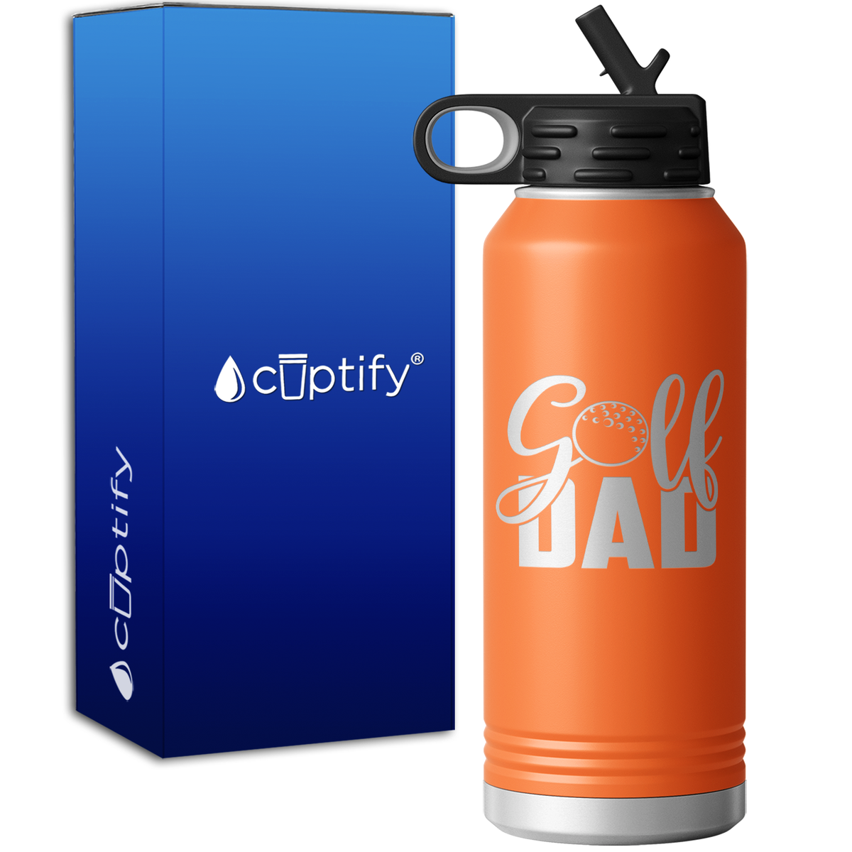 Golf Dad 32oz Sport Water Bottle