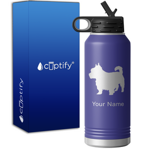 Yorkshire Terrier Personalized 32oz Sport Water Bottle