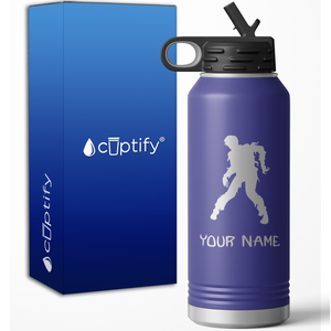 Walking Dead Zombie Personalized 32oz Sport Water Bottle