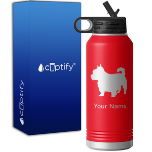 Yorkshire Terrier Personalized 32oz Sport Water Bottle