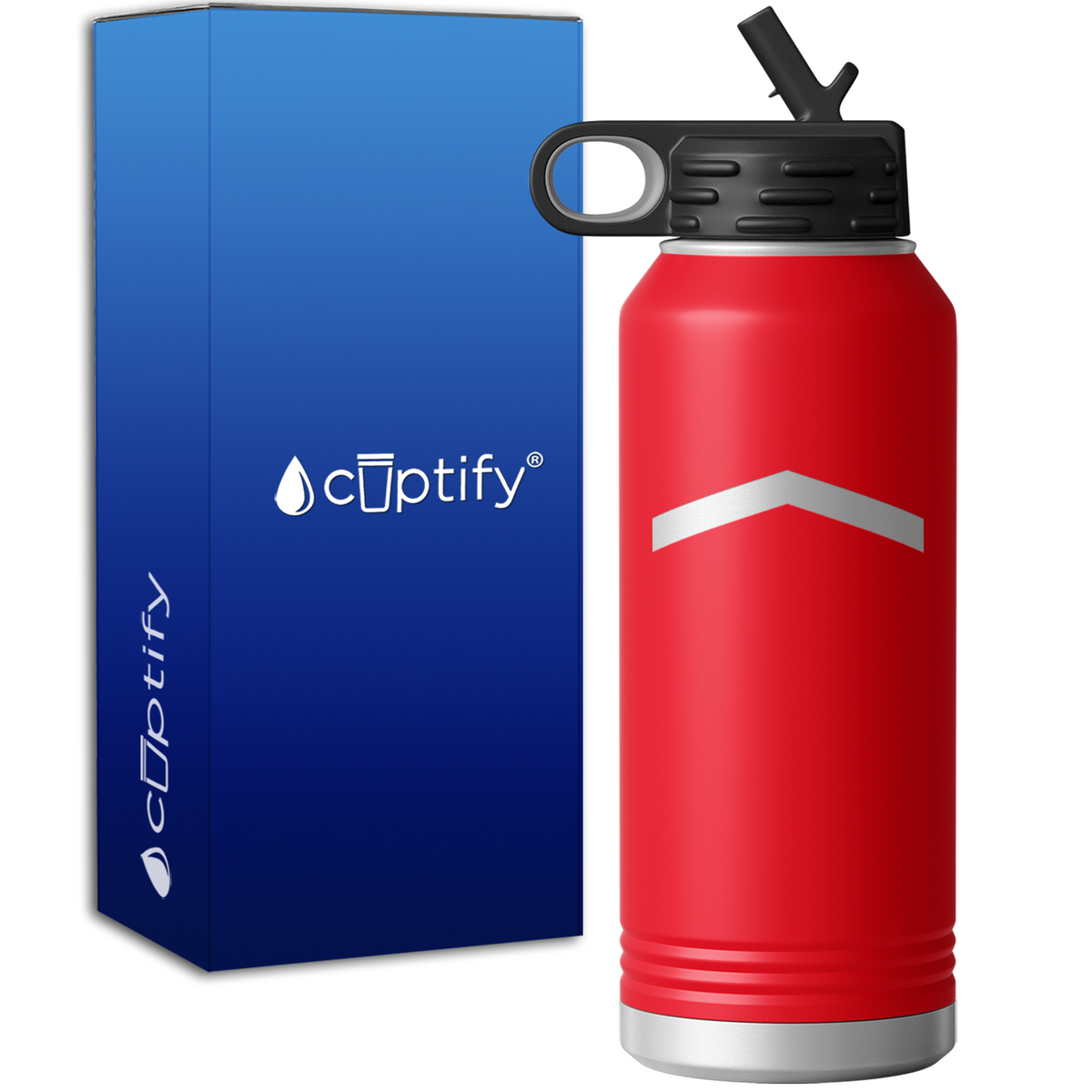 Private Stripes Personalized 32oz Sport Water Bottle