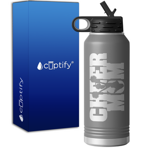 Cheer Mom 32oz Sport Water Bottle