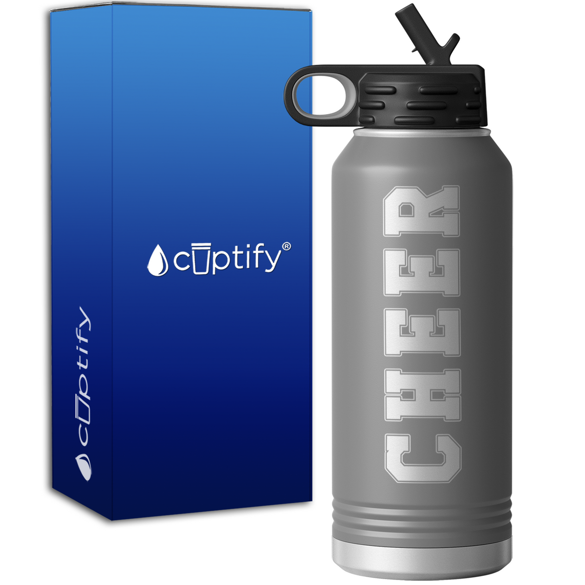 Cheer 32oz Sport Water Bottle