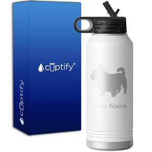 Yorkshire Terrier Personalized 32oz Sport Water Bottle