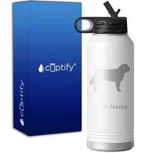 St Bernard Personalized 32oz Sport Water Bottle