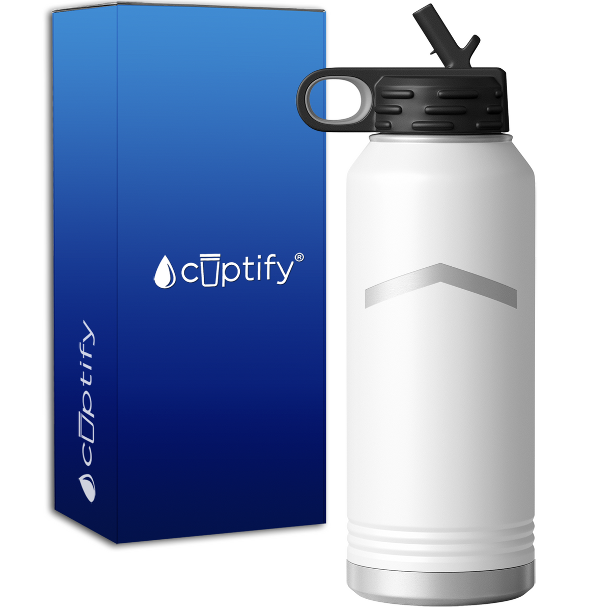 Private Stripes Personalized 32oz Sport Water Bottle