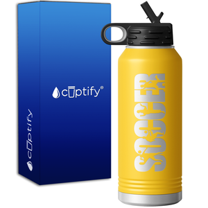 Soccer Players 32oz Sport Water Bottle