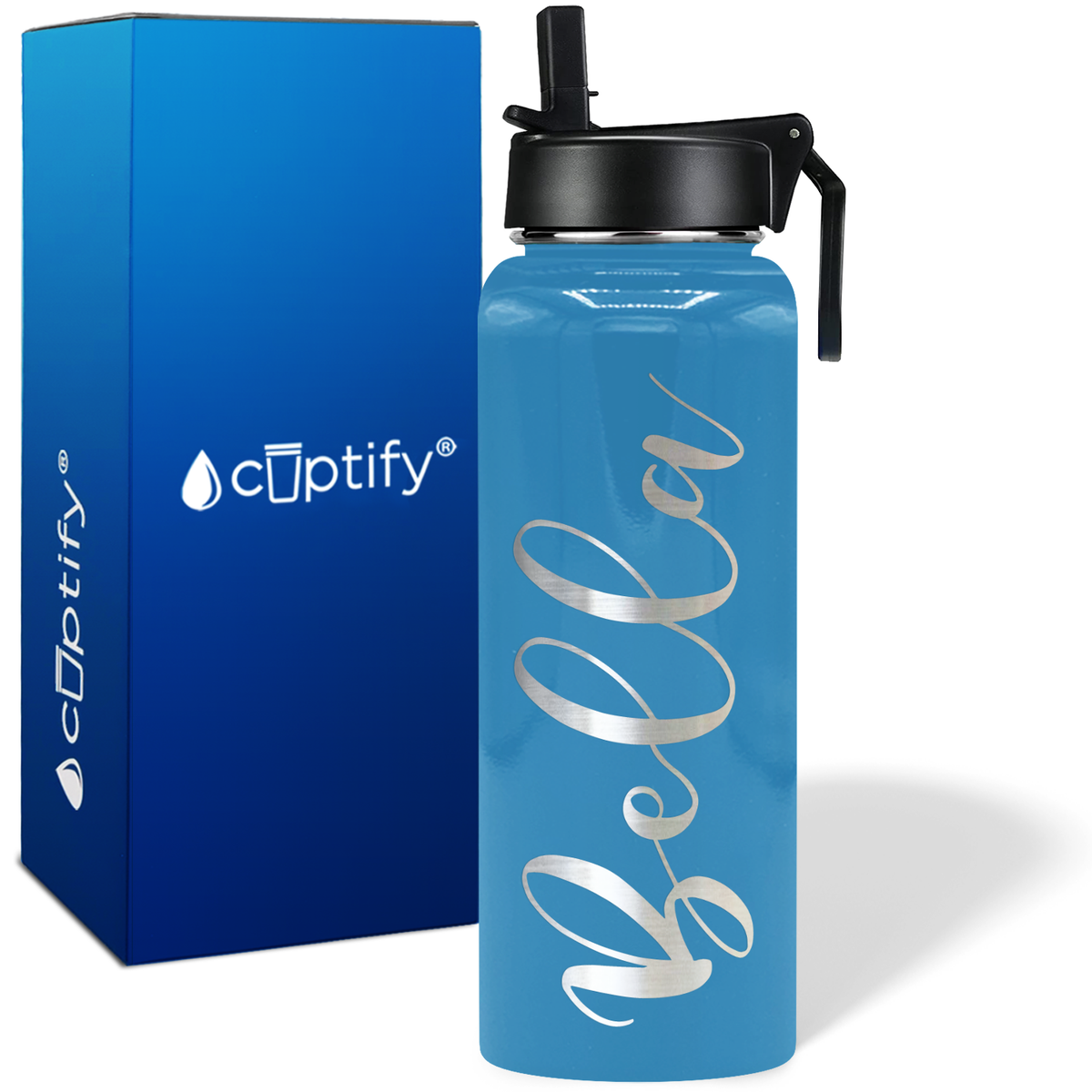 Personalized Bella Style on 40oz Wide Mouth