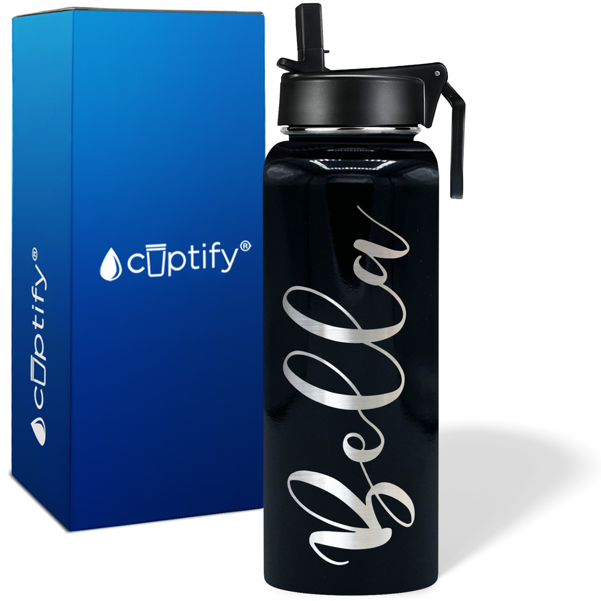 Personalized Bella Style on 40oz Wide Mouth