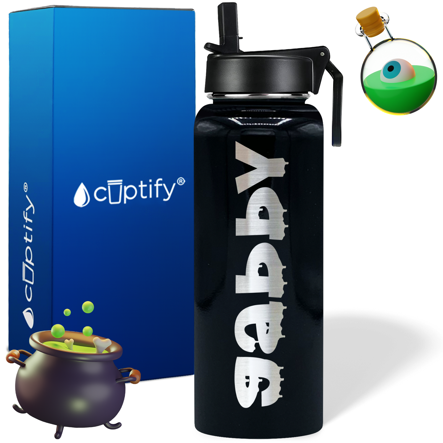 Personalized Haunted on Halloween 40oz Water Bottle