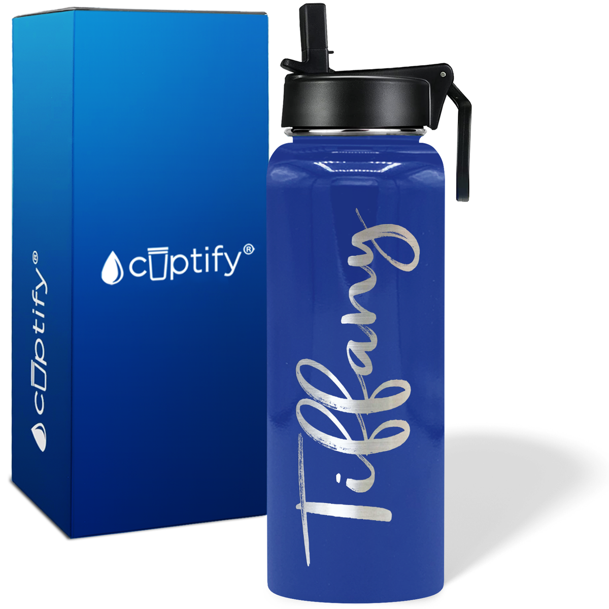 Personalized Tiffany Style on 40oz Wide Mouth