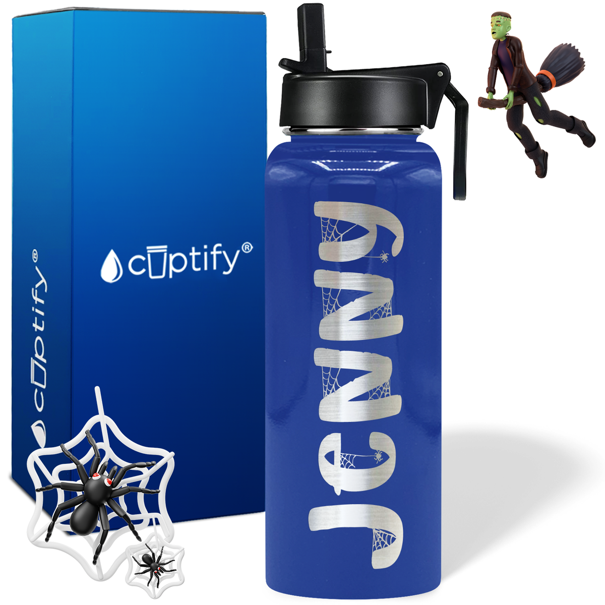 Personalized Spooky on Halloween 40oz Water Bottle